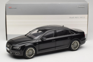 Audi A8L D3 W12 Phantom Black Kyosho 1:18 5011008125 Metaal — afbeelding 8 van 8