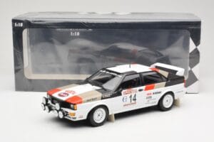 Audi Quattro #14 M. Mouton / F. Pons Winners Rally Sanremo 1981 Minichamps 1:18 155811114 Metaal — afbeelding 6 van 6