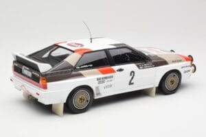 Audi Quattro A1 #2 H. Mikkola / A. Hertz Audi Sport Rally Monte Carlo 1983 Minichamps 1:18 155831102 Metaal — afbeelding 2 van 6