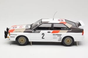 Audi Quattro A1 #2 H. Mikkola / A. Hertz Audi Sport Rally Monte Carlo 1983 Minichamps 1:18 155831102 Metaal — afbeelding 3 van 6
