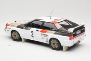 Audi Quattro A1 #2 H. Mikkola / A. Hertz Audi Sport Rally Monte Carlo 1983 Minichamps 1:18 155831102 Metaal — afbeelding 5 van 6