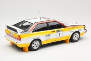 Audi Quattro A2 Audi Sport #1 W. Röhrl / C. Geistdörfer DNF Sanyo Rally of New Zealand 1984 Minichamps 1:18 155841101 Metaal — afbeelding 2 van 6