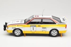 Audi Quattro A2 Audi Sport #1 W. Röhrl / C. Geistdörfer DNF Sanyo Rally of New Zealand 1984 Minichamps 1:18 155841101 Metaal — afbeelding 3 van 6