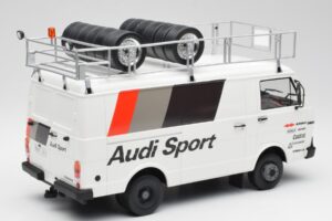 Audi Quattro A2 M. Mouton / F. Pons Tour de Corse 1983 Met VW LT35 Otto 1:18 OT418 Hars — afbeelding 3 van 6