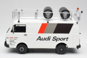 Audi Quattro A2 M. Mouton / F. Pons Tour de Corse 1983 Met VW LT35 Otto 1:18 OT418 Hars — afbeelding 4 van 6