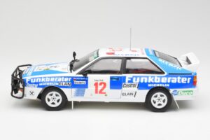 Audi Quattro A2 #12 H. Wittmann / R. Diekmann Safari Rally 1984 Sun Star 1:18 4246 Metaal — afbeelding 4 van 8