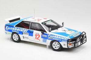 Audi Quattro A2 #12 H. Wittmann / R. Diekmann Safari Rally 1984 Sun Star 1:18 4246 Metaal — afbeelding 6 van 8