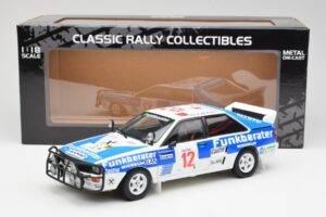 Audi Quattro A2 #12 H. Wittmann / R. Diekmann Safari Rally 1984 Sun Star 1:18 4246 Metaal — afbeelding 8 van 8