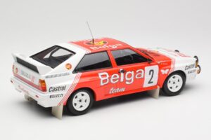 Audi Quattro A2 #2 B. Waldegård / H-T. Thorszelius Belga Team Winners Boucles de Spa 1985 Minichamps 1:18 155851102 Metaal — afbeelding 2 van 6