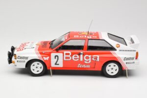 Audi Quattro A2 #2 B. Waldegård / H-T. Thorszelius Belga Team Winners Boucles de Spa 1985 Minichamps 1:18 155851102 Metaal — afbeelding 3 van 6
