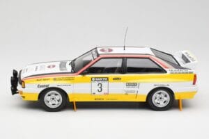 Audi Quattro A2 #3 S. Blomqvist / B. Cederberg Audi Sport Winners Sanyo Rally of New Zealand 1984 Minichamps 1:18 155841103 M — afbeelding 3 van 6