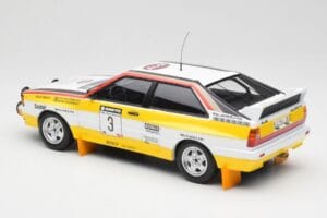 Audi Quattro A2 #3 S. Blomqvist / B. Cederberg Audi Sport Winners Sanyo Rally of New Zealand 1984 Minichamps 1:18 155841103 M — afbeelding 5 van 6
