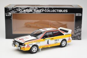 Audi Quattro A2 #4 W. Rohrl / C. Geistdorfer Rally de Portugal 1984 Sun Star 1:18 4224 Metaal — afbeelding 8 van 8