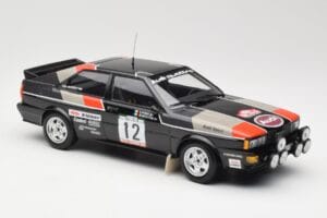 Audi Quattro #12 M. Mouton / F. Pons Audi Sport Rally de Portugal 1981 Minichamps 1:18 155811112 Metaal — afbeelding 4 van 6