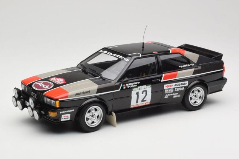 Audi Quattro #12 M. Mouton / F. Pons Audi Sport Rally de Portugal 1981 Minichamps 1:18 155811112 Metaal