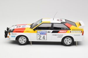 Audi Quattro #24 M. Demuth / M. Daniels Audi Sport Lombard RAC Rally 1982 Minichamps 1:18 155821124 Metaal — afbeelding 3 van 6