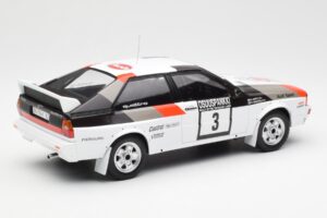 Audi Quattro #3 H. Mikkola / A. Hertz Rally Finland 1982 IXO 1:18 18RMC094A Metaal — afbeelding 2 van 6