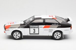 Audi Quattro #3 H. Mikkola / A. Hertz Rally Finland 1982 IXO 1:18 18RMC094A Metaal — afbeelding 3 van 6