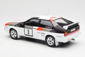 Audi Quattro #3 H. Mikkola / A. Hertz Rally Finland 1982 IXO 1:18 18RMC094A Metaal — afbeelding 5 van 6