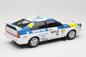 Audi Quattro #4 S. Blomqvist / B. Cederberg Audi Sport Sweden Winners International Swedish Rally 1982 Minichamps 1:18 155821 — afbeelding 2 van 6