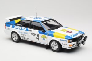Audi Quattro #4 S. Blomqvist / B. Cederberg Audi Sport Sweden Winners International Swedish Rally 1982 Minichamps 1:18 155821 — afbeelding 4 van 6