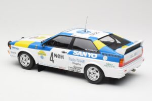 Audi Quattro #4 S. Blomqvist / B. Cederberg Audi Sport Sweden Winners International Swedish Rally 1982 Minichamps 1:18 155821 — afbeelding 5 van 6
