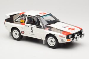 Audi Quattro Sport S1 #5 J. Buffum / N. Wilson Olympus Rally 1986 Otto 1:18 OT1159 Hars — afbeelding 4 van 6