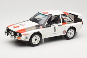 Audi Quattro Sport S1 #5 J. Buffum / N. Wilson Olympus Rally 1986 Otto 1:18 OT1159 Hars