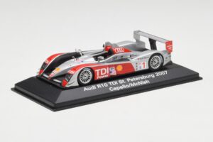 Audi R10 TDI #1 R. Capello / A. McNish / T. Kristensen 24 Hours of Le Mans 2007 Minichamps 1:43 5020700243 Metaal — afbeelding 2 van 4