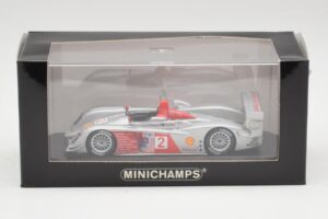 Audi R10 TDI #2 R. Capello / A. McNish Minichamps 1:43 AUDI002 Metaal — afbeelding 4 van 4