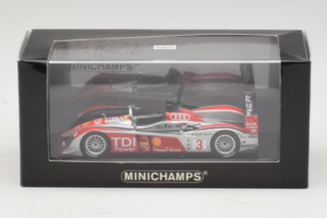 Audi R10 TDI LMP1 #3 L. Luhr / A. Premat 2008 Minichamps 1:43 400089803 Metaal — afbeelding 4 van 4