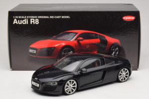 Audi R8 Zwart Kyosho 1:18 09213BK Metaal — afbeelding 8 van 8