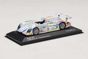 Audi R8 LMP #3 J. Herbert / R. Kelleners 24 Hours of Le Mans 2001 Minichamps 1:43 400010903 Metaal — afbeelding 2 van 5