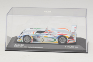 Audi R8 LMP #3 J. Herbert / R. Kelleners 24 Hours of Le Mans 2001 Minichamps 1:43 400010903 Metaal — afbeelding 4 van 5