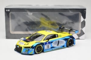Audi R8 LMS #16 Twin Busch R. Rast / K. Busch 24h Nurburgring 2016 Minichamps 1:18 155161116 Metaal — afbeelding 6 van 6