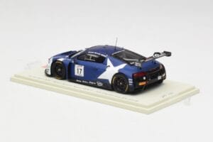 Audi R8 LMS GT3 #17 WRT M. Leonard / D. van der Linde / A. Riberas California 8 Hours 2018 Spark 1:43 US084 Hars — afbeelding 3 van 4