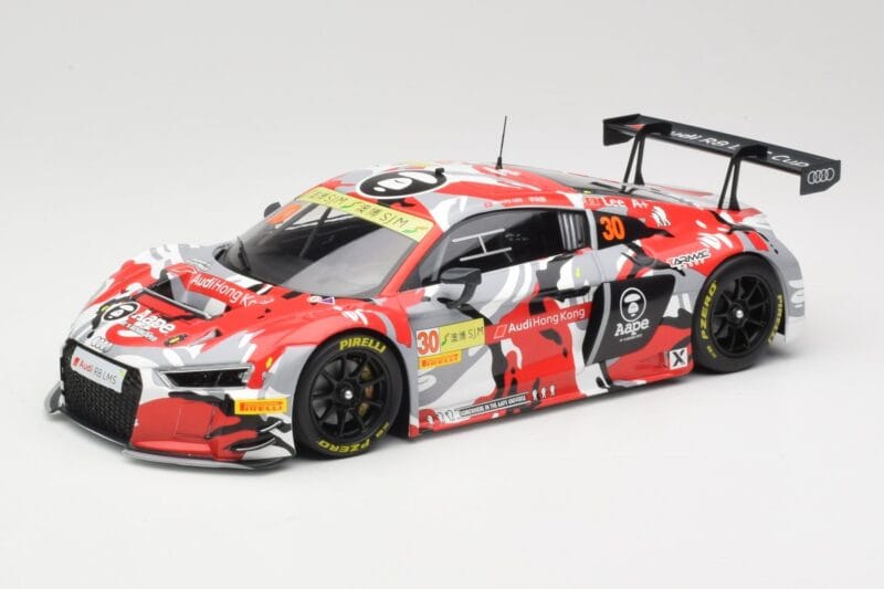 Audi R8 LMS #30 AAPE M. Lee FIA GT World Cup Macau 2015 Minichamps 1:18 155151130 Metaal