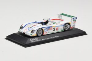 Audi R8 LMP1 #3 J. Lehto / M. Werner / T. Kristensen 24 Hours of Le Mans Winner 2005 Minichamps 1:43 400051303 Metaal — afbeelding 2 van 4