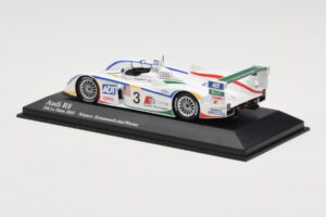 Audi R8 LMP1 #3 J. Lehto / M. Werner / T. Kristensen 24 Hours of Le Mans Winner 2005 Minichamps 1:43 400051303 Metaal — afbeelding 3 van 4