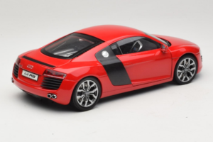 Audi R8 Rood Kyosho 1:18 09213R Metaal — afbeelding 3 van 8