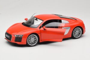 Audi R8 V10 Rood Welly 1:18 18052W Metaal — afbeelding 2 van 8