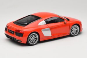 Audi R8 V10 Rood Welly 1:18 18052W Metaal — afbeelding 3 van 8