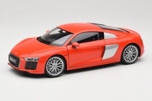 Audi R8 V10 Rood Welly 1:18 18052W Metaal