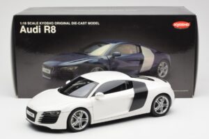 Audi R8 Type 42 Wit Kyosho 1:18 09213W Metaal — afbeelding 8 van 8
