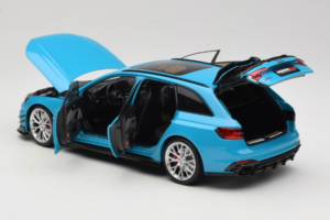 Audi RS4 B9 Avant Darwin Pro Blauw Kilo Works 1:18 KLW002303 Metaal — afbeelding 5 van 8