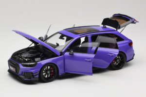 Audi RS4 B9 Avant Darwin Pro Paars Kilo Works 1:18 KLW002301 Metaal — afbeelding 2 van 8
