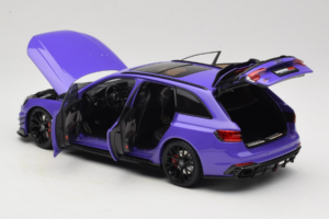 Audi RS4 B9 Avant Darwin Pro Paars Kilo Works 1:18 KLW002301 Metaal — afbeelding 5 van 8