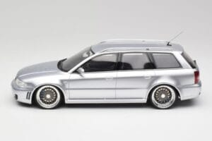 Audi RS4 B5 Avant Zilver Custom Wheels Otto 1:18 OT521 Hars — afbeelding 3 van 6
