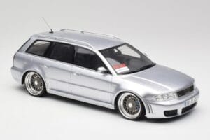 Audi RS4 B5 Avant Zilver Custom Wheels Otto 1:18 OT521 Hars — afbeelding 4 van 6