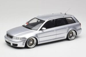 Audi RS4 B5 Avant Zilver Custom Wheels Otto 1:18 OT521 Hars